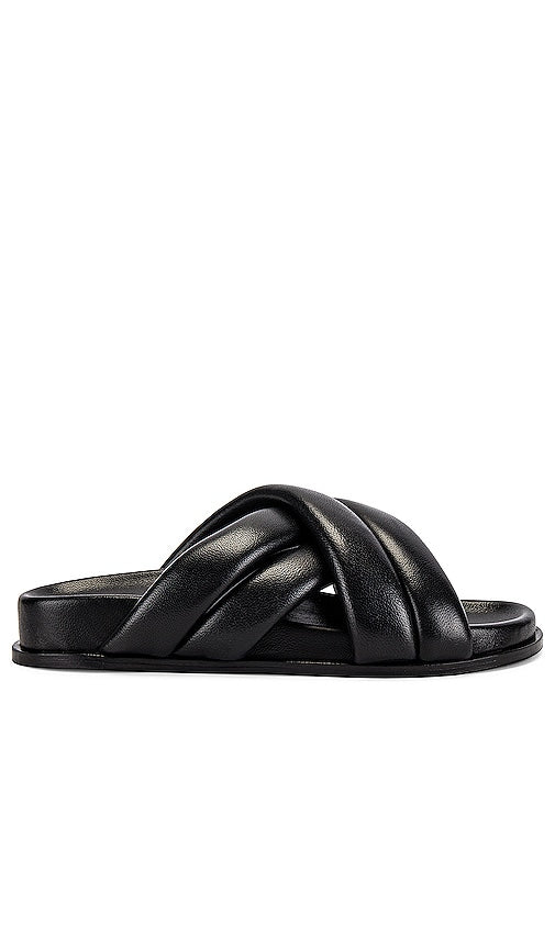 ANINE BING Lizzie Slides in Black - ANINE BING Claquettes Lizzie en noir - ANINE BING Lizzie 黑色拖鞋 - ANINE BING Lizzie Slides in Schwarz - ANINE BING Lizzie 슬라이드 블랙 색상 - ANINE BING Ciabatte Lizzie in nero