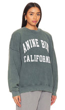 ANINE BING Miles Sweatshirt in Dark Green,Teal