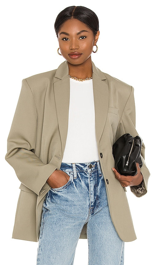ANINE BING Quinn Blazer in Tan