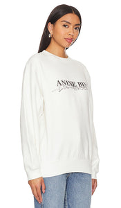 ANINE BING Ramona Sweatshirt Doodle in Ivory