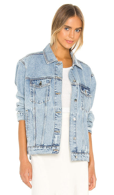 ANINE BING Rory Denim Jacket in Denim-Light