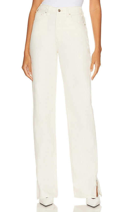 ANINE BING Roy Jean in White - ANINE BING Jean Roy en Blanc - 安妮·宾 (ANINE BING) 白色 Roy Jean - ANINE BING Roy Jean in Weiß - ANINE BING Roy 진 화이트 색상 - ANINE BING Roy Jean in bianco