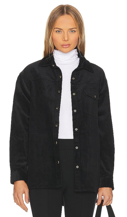 ANINE BING Simon Shirt in Black - ANINE BING Chemise Simon en Noir - ANINE BING 西蒙黑色衬衫 - ANINE BING Simon Hemd in Schwarz - ANINE BING 사이먼 셔츠블랙 색상 - ANINE BING Simon Camicia in nero