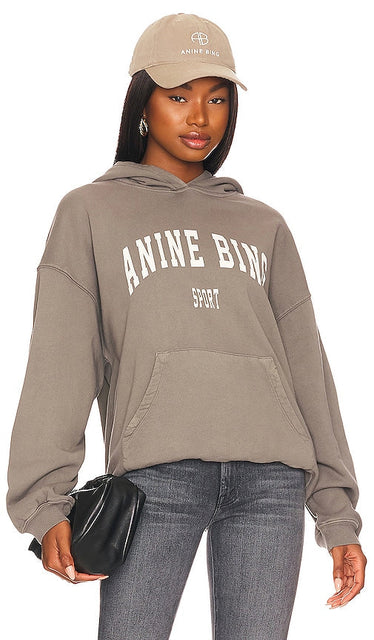 ANINE BING Sport Harvey Sweatshirt in Grey - ANINE BING Sweat-shirt Sport Harvey en gris - ANINE BING 灰色 Sport Harvey 运动衫 - ANINE BING Sport Harvey Sweatshirt in Grau - ANINE BING Sport Harvey 스웨트셔츠그레이 색상 - ANINE BING Felpa Sport Harvey in grigio
