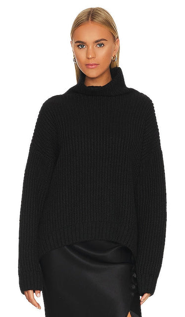 ANINE BING Sydney Sweater in Black - ANINE BING Pull Sydney en Noir - ANINE BING Sydney 黑色毛衣 - ANINE BING Sydney Pullover in Schwarz - ANINE BING 시드니 스웨터블랙 색상 - Maglione Sydney ANINE BING in nero