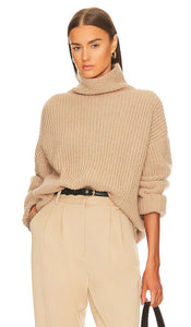 ANINE BING Sydney Sweater in Tan - ANINE BING Pull Sydney en beige - ANINE BING Sydney 黄褐色毛衣 - ANINE BING Sydney Pullover in Hellbraun - ANINE BING 시드니 스웨터 - ANINE BING Maglione Sydney color marrone chiaro