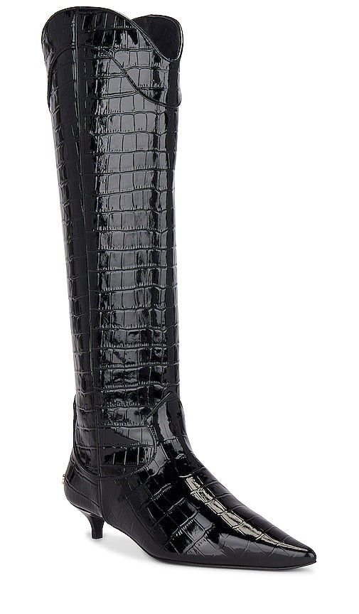 ANINE BING Tall Rae Boots in Black