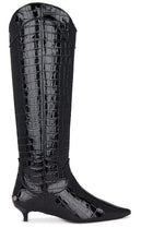 ANINE BING Tall Rae Boots in Black - ANINE BING Bottes Rae hautes en noir - ANINE BING 黑色 Rae 高筒靴 - ANINE BING Hohe Rae-Stiefel in Schwarz - ANINE BING Tall Rae 부츠블랙 색상 - ANINE BING Stivali Rae alti in nero