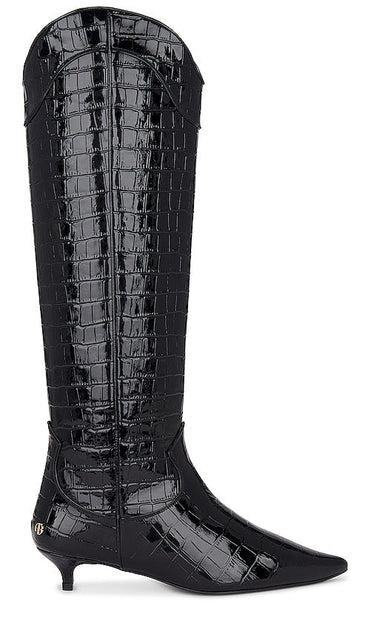 ANINE BING Tall Rae Boots in Black - ANINE BING Bottes Rae hautes en noir - ANINE BING 黑色 Rae 高筒靴 - ANINE BING Hohe Rae-Stiefel in Schwarz - ANINE BING Tall Rae 부츠블랙 색상 - ANINE BING Stivali Rae alti in nero