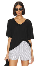 ANINE BING Vale Tee in Black - ANINE BING Vale T-shirt en noir - ANINE BING Vale 黑色 T 恤 - ANINE BING Vale T-Shirt in Schwarz - ANINE BING 베일 티셔츠 - T-shirt ANINE BING Vale in nero