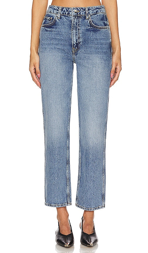 ANINE BING Vin Straight Leg in Blue - ANINE BING Vin jambe droite en bleu - ANINE BING Vin 蓝色直筒裤 - ANINE BING Vin Straight Leg in Blau - ANINE BING 빈 스트레이트 레그 in 블루 - ANINE BING Vin gamba dritta in blu