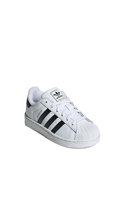 adidas Originals Kids Superstar Sneaker in White