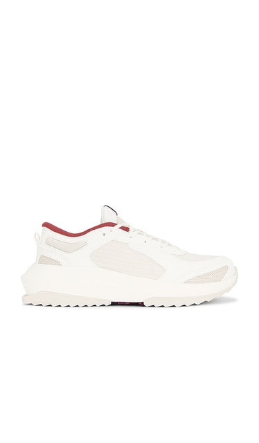 APL: Athletic Propulsion Labs Jogger Sneaker in Ivory,Wine | Ivory  Greige  & Bordeaux Lifestyle Sneakers for Women