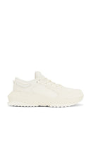 APL: Athletic Propulsion Labs Jogger Sneaker in White | Pristine & Cobalt Lifestyle Sneakers for Women