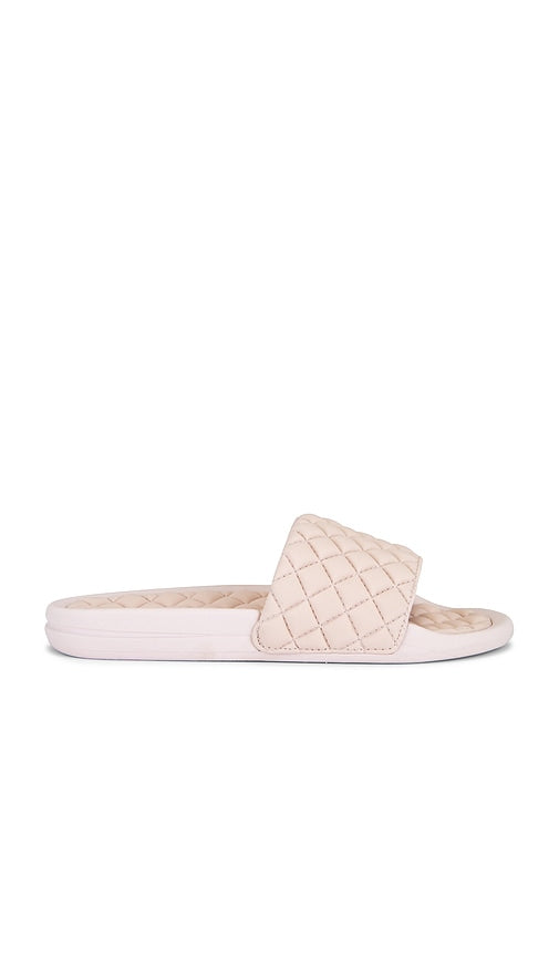 APL: Athletic Propulsion Labs Lusso Pool Slide in Blush | Chalk Slides for Women