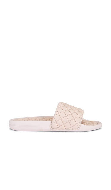 APL: Athletic Propulsion Labs Lusso Pool Slide in Blush | Chalk Slides for Women