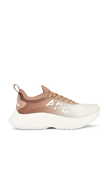 APL: Athletic Propulsion Labs Podium Sneaker in Brown | Ivory  Latte & Ombre Low Top Sneakers for Women