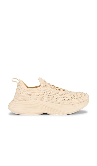 APL: Athletic Propulsion Labs TechLoom Zipline Sneaker in Nude | Alabaster Low Top Sneakers for Women