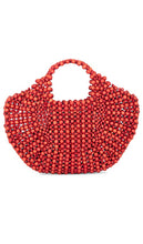 Aranaz Lagrima Medium Bag in Coral