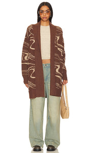 ASTR the Label Vada Cardigan in Brown