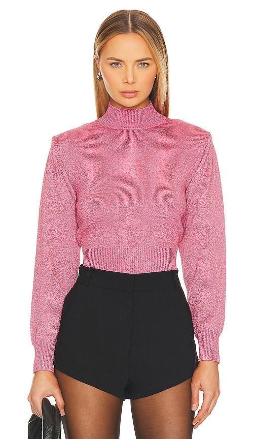 ASTR the Label Arla Sweater in Pink - ASTR the Label Pull Arla en rose - ASTR the Label Arla 粉色毛衣 - ASTR the Label Arla Pullover in Rosa - ASTR the Label Arla 스웨터 핑크 색상 - Maglione ASTR the Label Arla in rosa