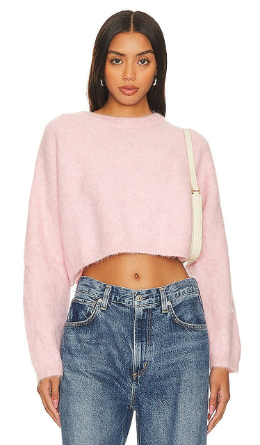 ASTR the Label Clarissa Sweater in Pink - Pull Clarissa ASTR the Label en rose - ASTR the Label Clarissa 粉色毛衣 - ASTR the Label Clarissa Pullover in Rosa - ASTR the Label Clarissa 스웨터 핑크 색상 - ASTR il maglione Clarissa Label in rosa