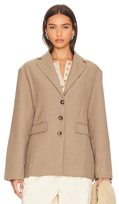 ASTR the Label Galilea Blazer in Tan