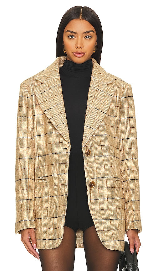 ASTR the Label Lottie Blazer in Tan