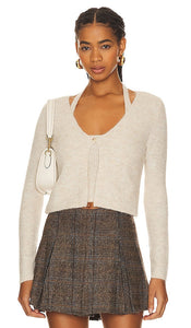 ASTR the Label Mayte Sweater in Cream - ASTR the Label Pull Mayte en crème - ASTR the Label Mayte 奶油色毛衣 - ASTR the Label Mayte Pullover in Creme - ASTR the Label 메이테 스웨터크림 색상 - ASTR il maglione Label Mayte in crema