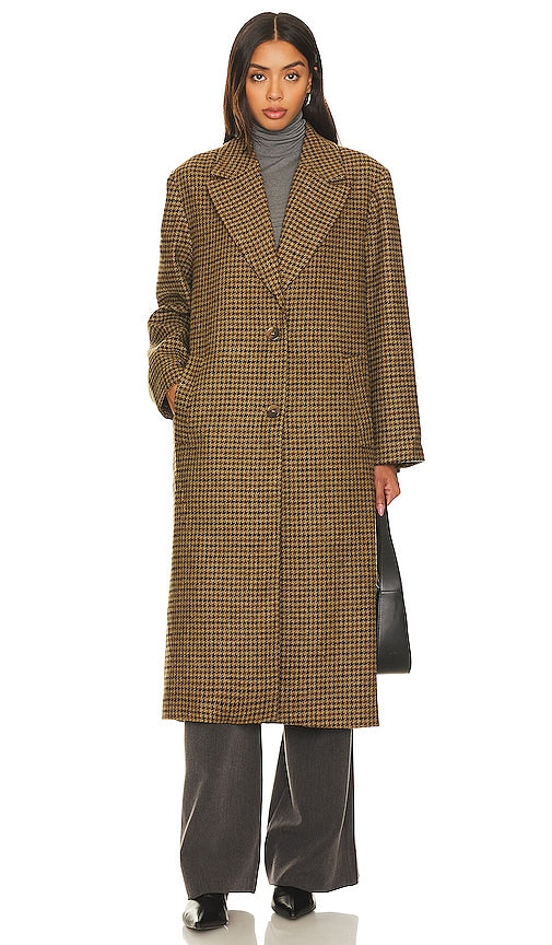 ASTR the Label Sonya Coat in Brown