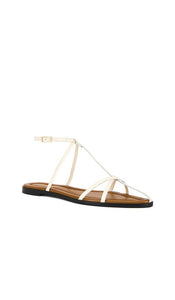 ATP Atelier Griante Shimmery Sandals in White