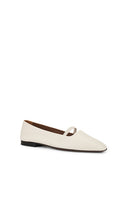 ATP Atelier Loria Linen Nappa Flats in Ivory