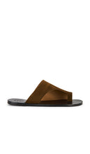 ATP Atelier Rosa Sandals in Brown | Cannella Slides for Women