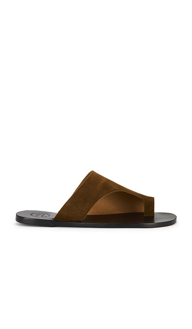 ATP Atelier Rosa Sandals in Brown | Cannella Slides for Women