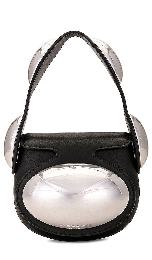 Alexander Wang Mini Dome Top Handle Bag in Black