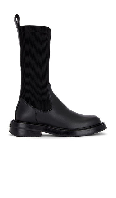 Alexander Wang Detroit Sock Boot in Black | Black Black Boots for Women