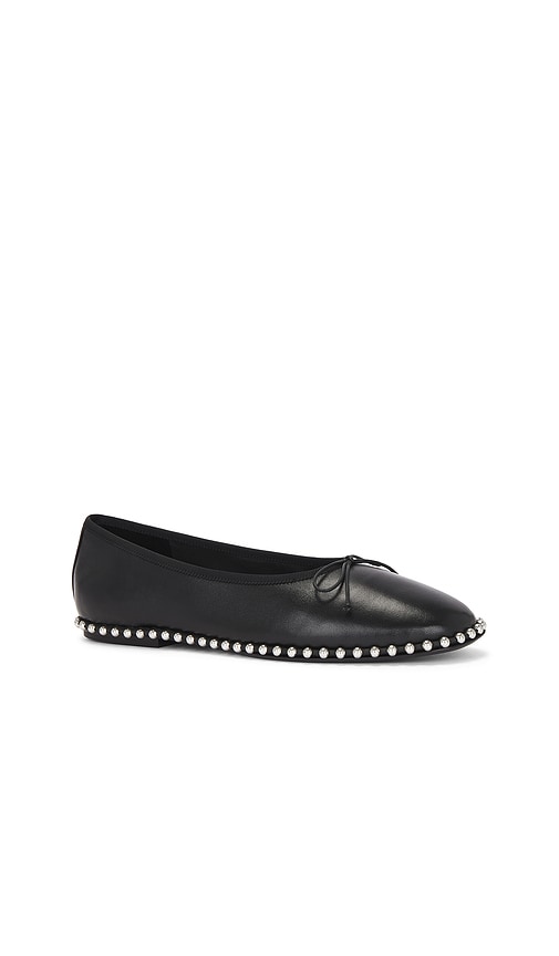 Alexander Wang Lina Ballchain Flat in Black