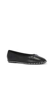 Alexander Wang Lina Ballchain Flat in Black