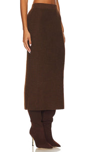 AYNI Kuychi Skirt in Chocolate