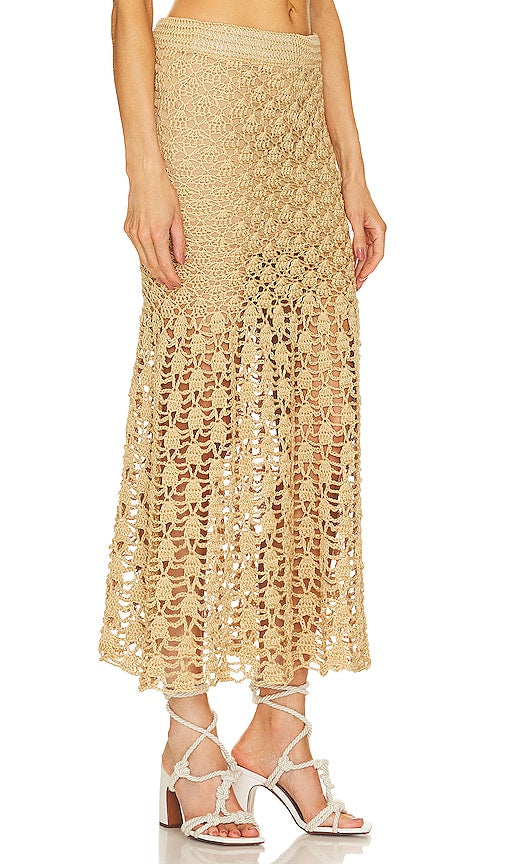 AYNI Maywa Skirt in Tan