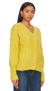 AYNI Sonqollay Cardigan in Lemon