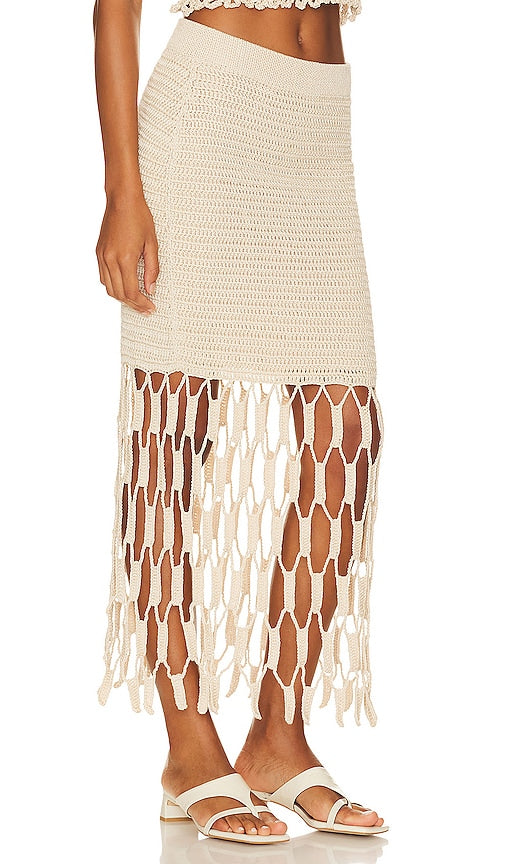 AYNI Tarania Skirt in Beige