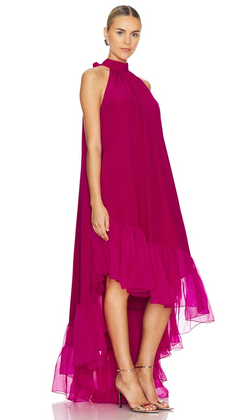 Azeeza Lucas Gown in Fuchsia