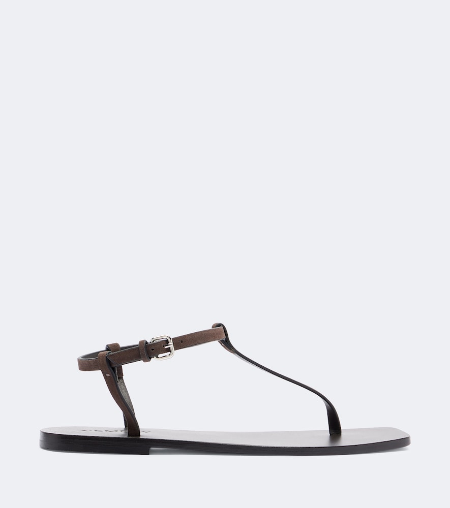 A.Emery Clara suede thong sandals