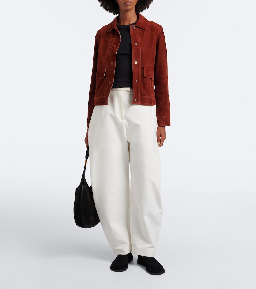 A.Emery Clarence suede penny loafers
