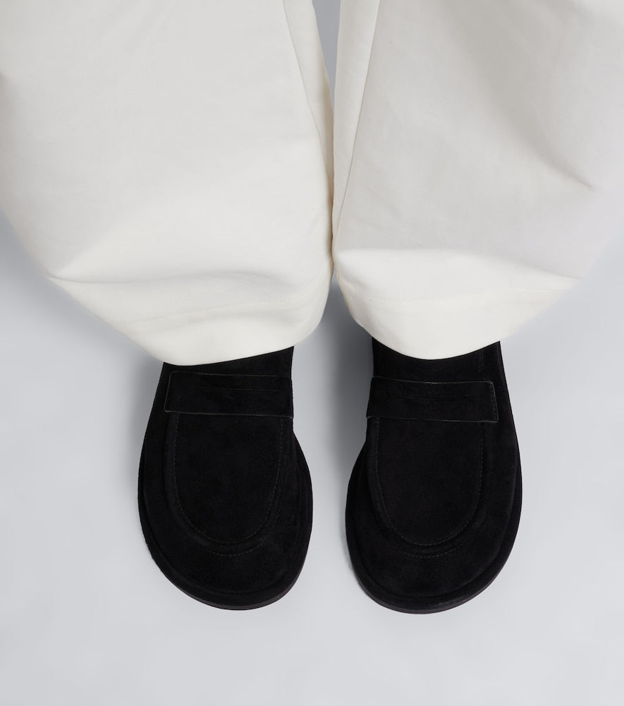 A.Emery Clarence suede penny loafers