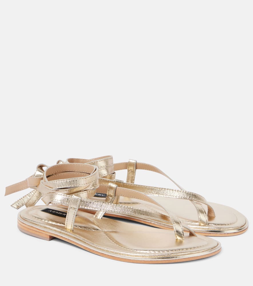 A.Emery Elliot leather sandals