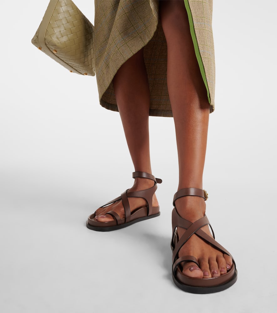 A.Emery Jalen Slim leather sandals