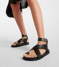 A.Emery Jalen leather sandals
