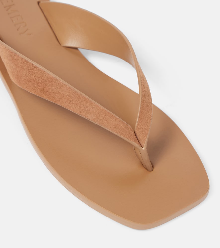 A.Emery Kinto suede thong sandals